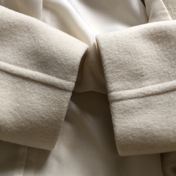 S.B.II by Bitterman Wool Blend Winter White Coat - Picture 8 of 12